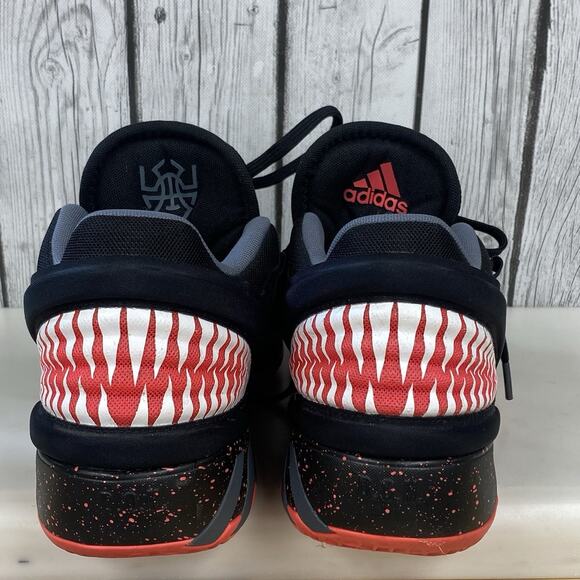 Adidas Marvel x DON Issue 2 Venom Men\'s Sz 8 Basketball Shoes Black Red Sneakers main image 6